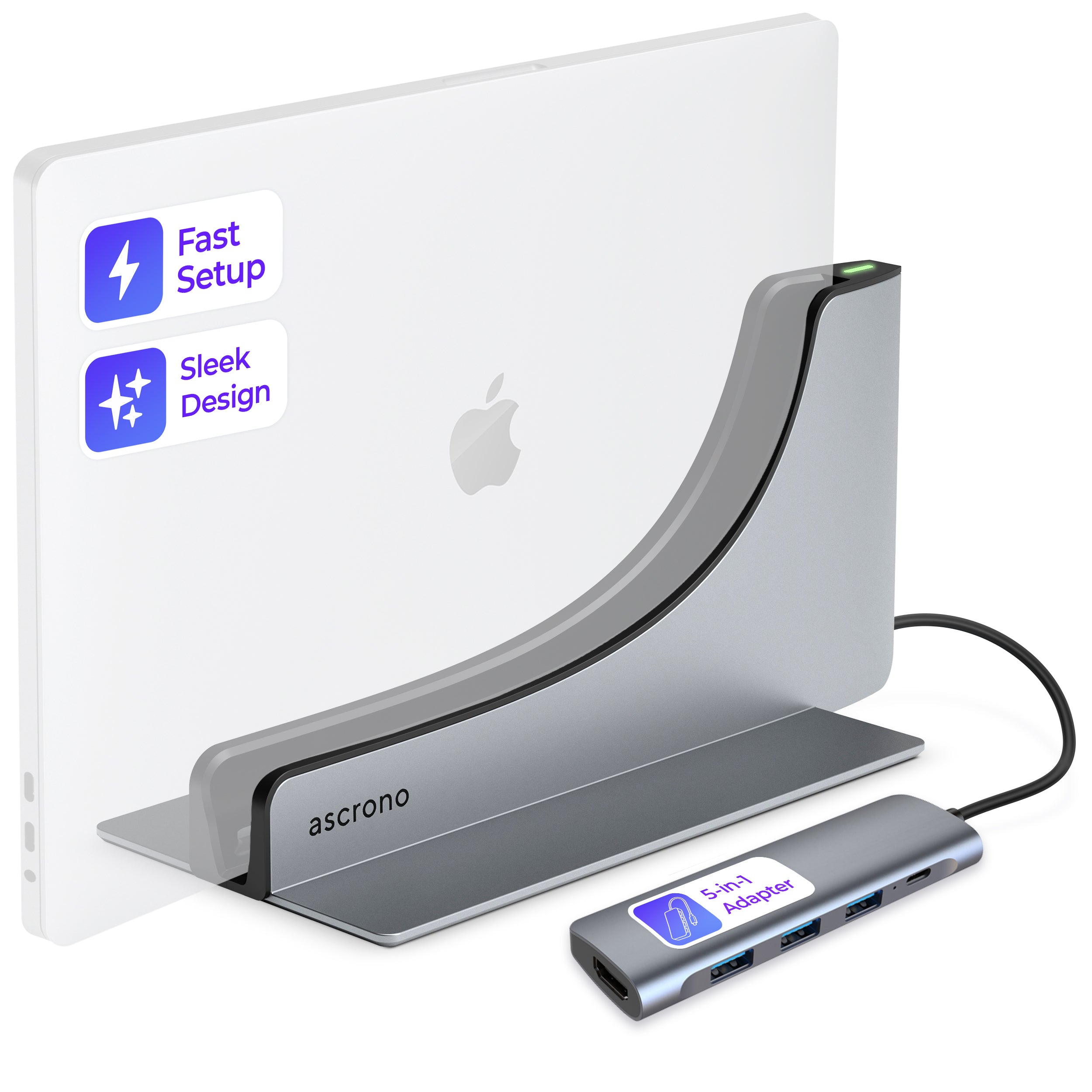 Ascrono® MacBook Docking Station